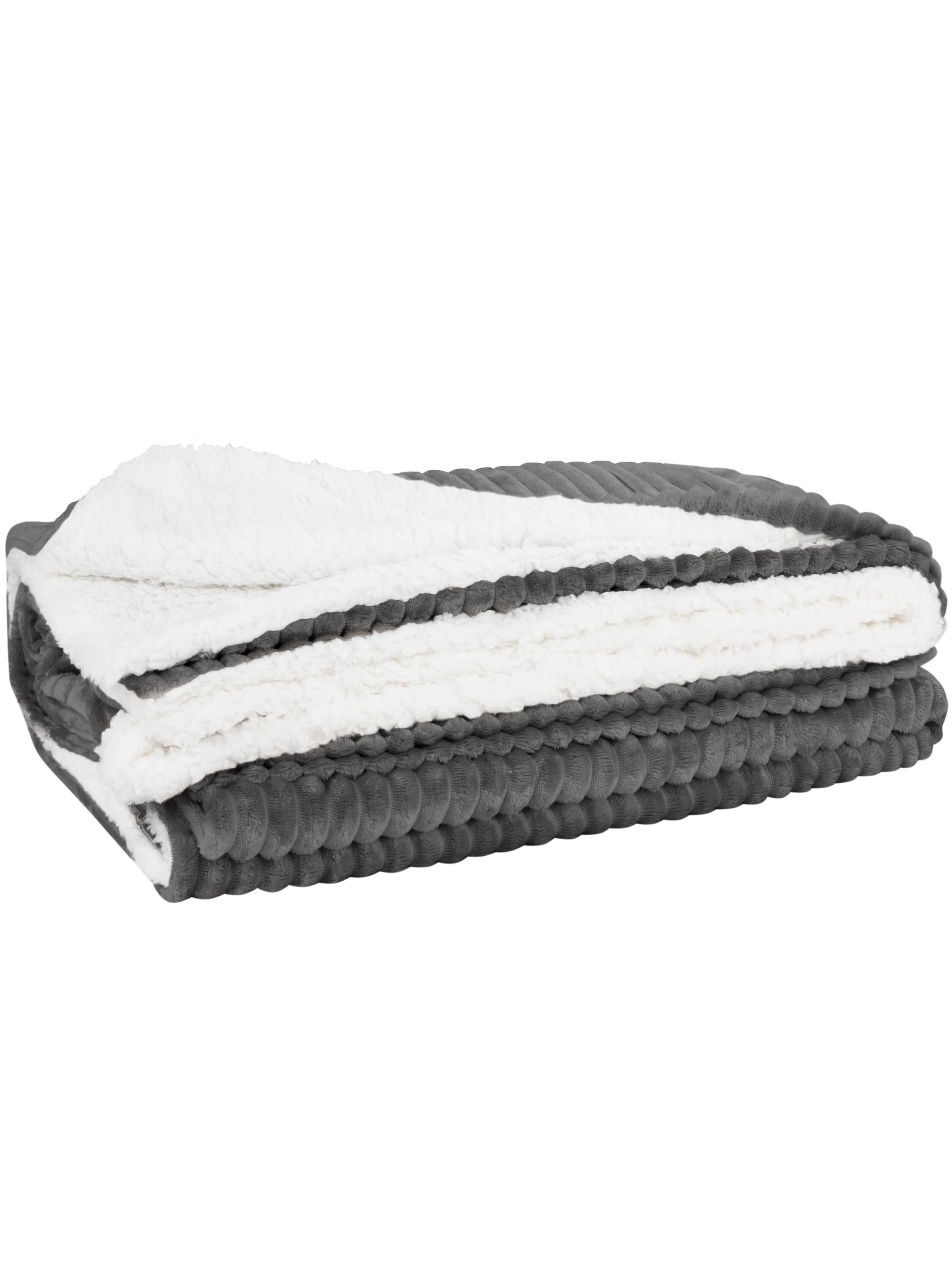 Aspero Blankets 'Ezeiza' in Grey: front