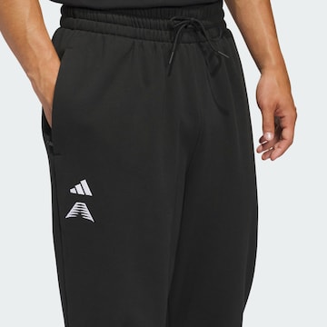 ADIDAS PERFORMANCE - Tapered Pantalón deportivo 'Anthony Edwards Foundation' en negro
