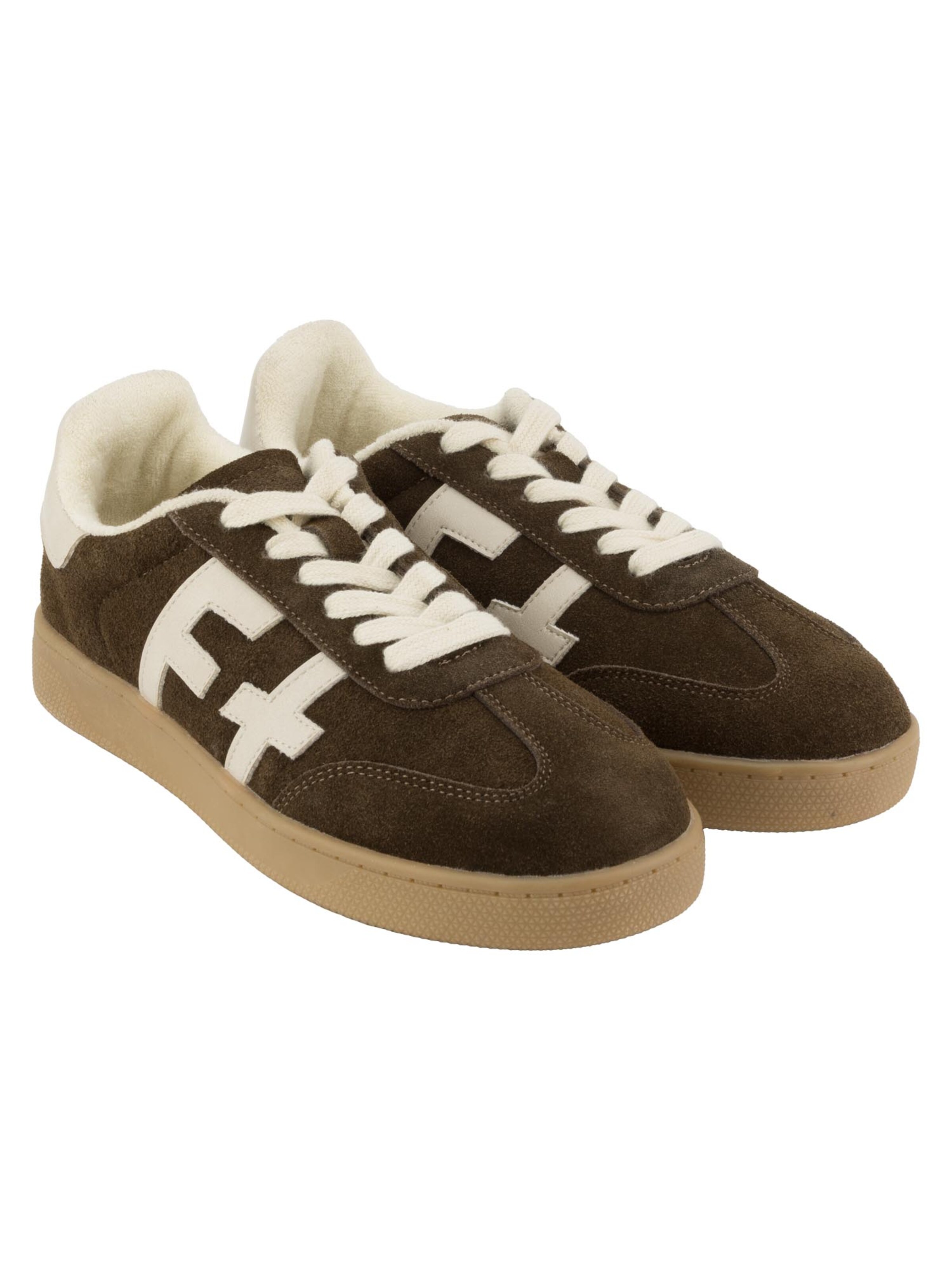 Piece Of Mind Sneakers laag 'Basic' in Bruin