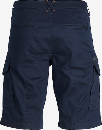 JACK & JONES Regular Cargo Pants 'Dex' in Blue