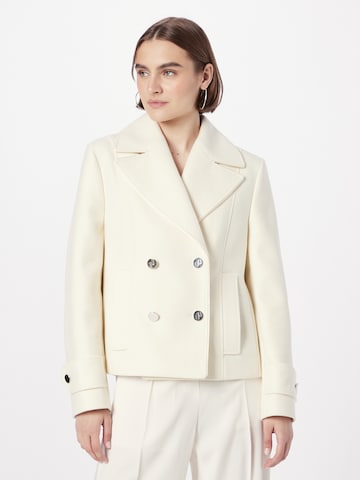 Manteau mi-saison 'Capeka' BOSS Black en blanc : devant