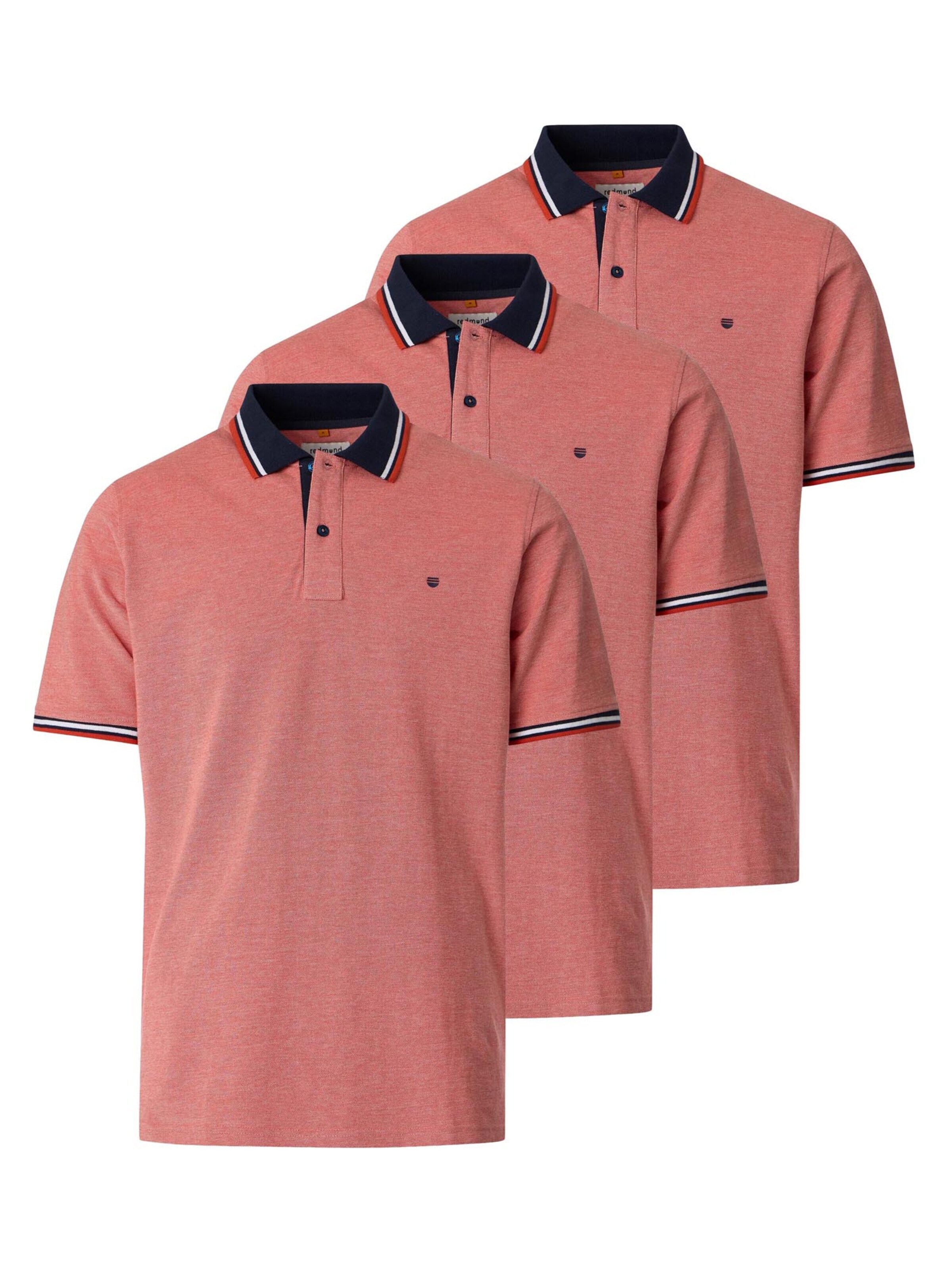 redmond Shirt 'Basic' in Red: front