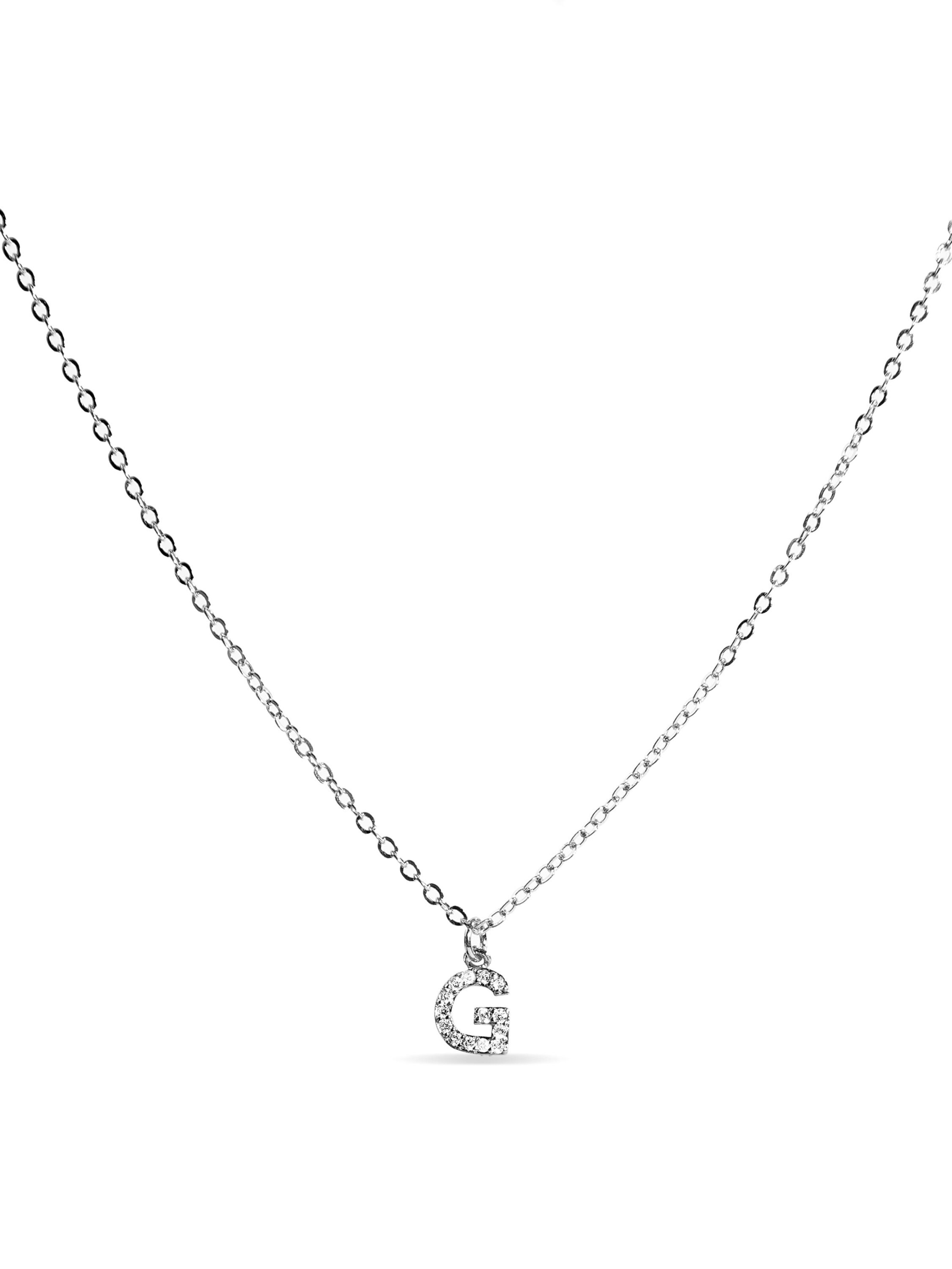 Chaîne 'Alphabet' Luxenter en blanc : devant