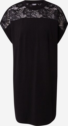 Urban Classics Dress in Black: front