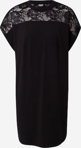 Urban Classics Dress in Black: front