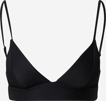 ETAM Triangle Bikini top in Black: front