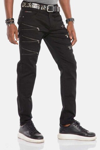 Coupe slim Jean CIPO & BAXX en noir