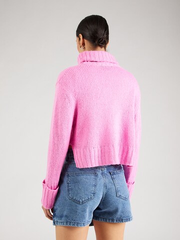 BRAVE SOUL Pullover i pink