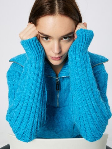 River Island Pullover in Blau