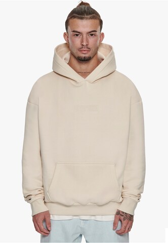 Dropsize Sweatshirt in Beige: predná strana