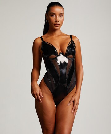 Hunkemöller Body 'Seductress' in Schwarz: Vorderseite