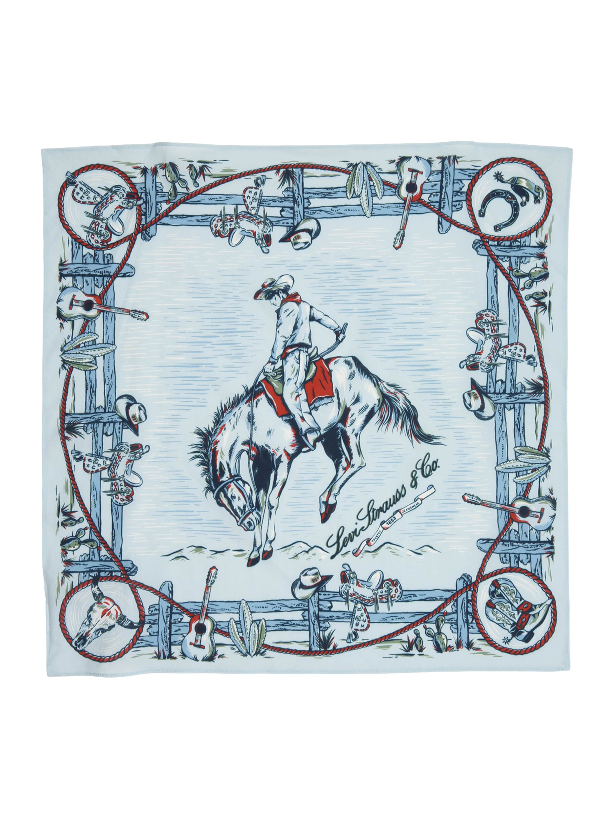 LEVI'S ® Φουλάρι 'WESTERN' σε μπλε