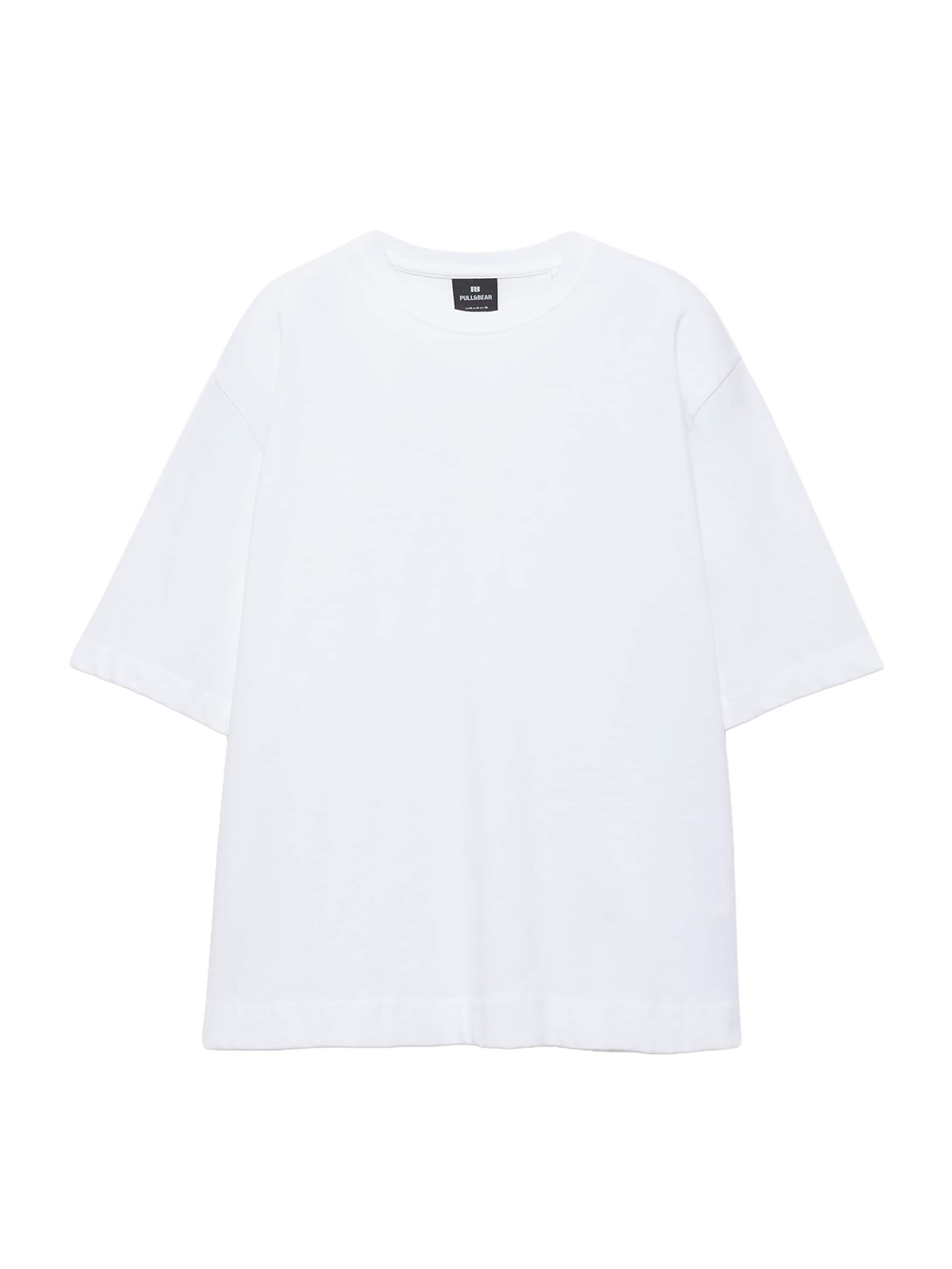 Pull&Bear T-Shirt in weiß, Produktansicht