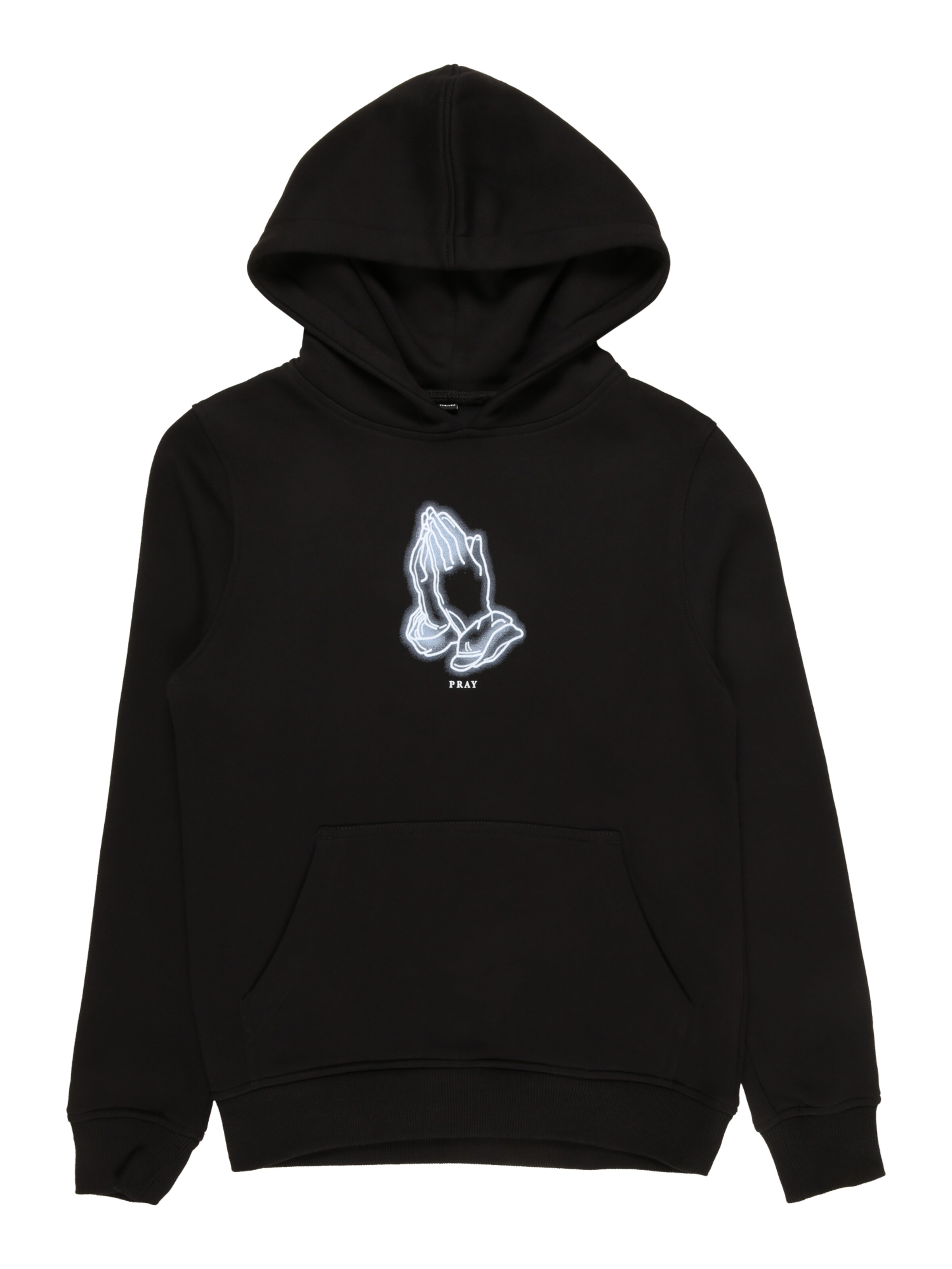 Mister Tee Mikina 'Pray' – černá: přední strana