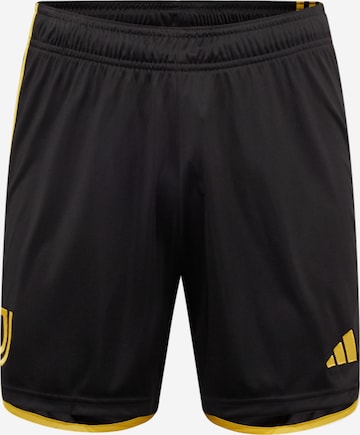ADIDAS PERFORMANCE Regular Workout Pants 'Juventus Turin' in Black: front