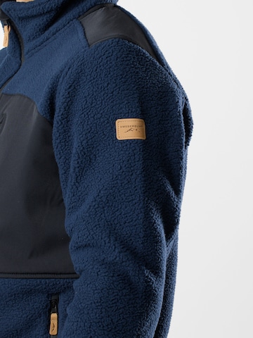SWEDEMOUNT Fleece jas 'Nordkap' in Blauw