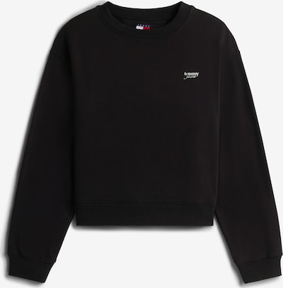 Tommy Jeans Sweater majica 'Crew' u crna / srebro, Pregled proizvoda