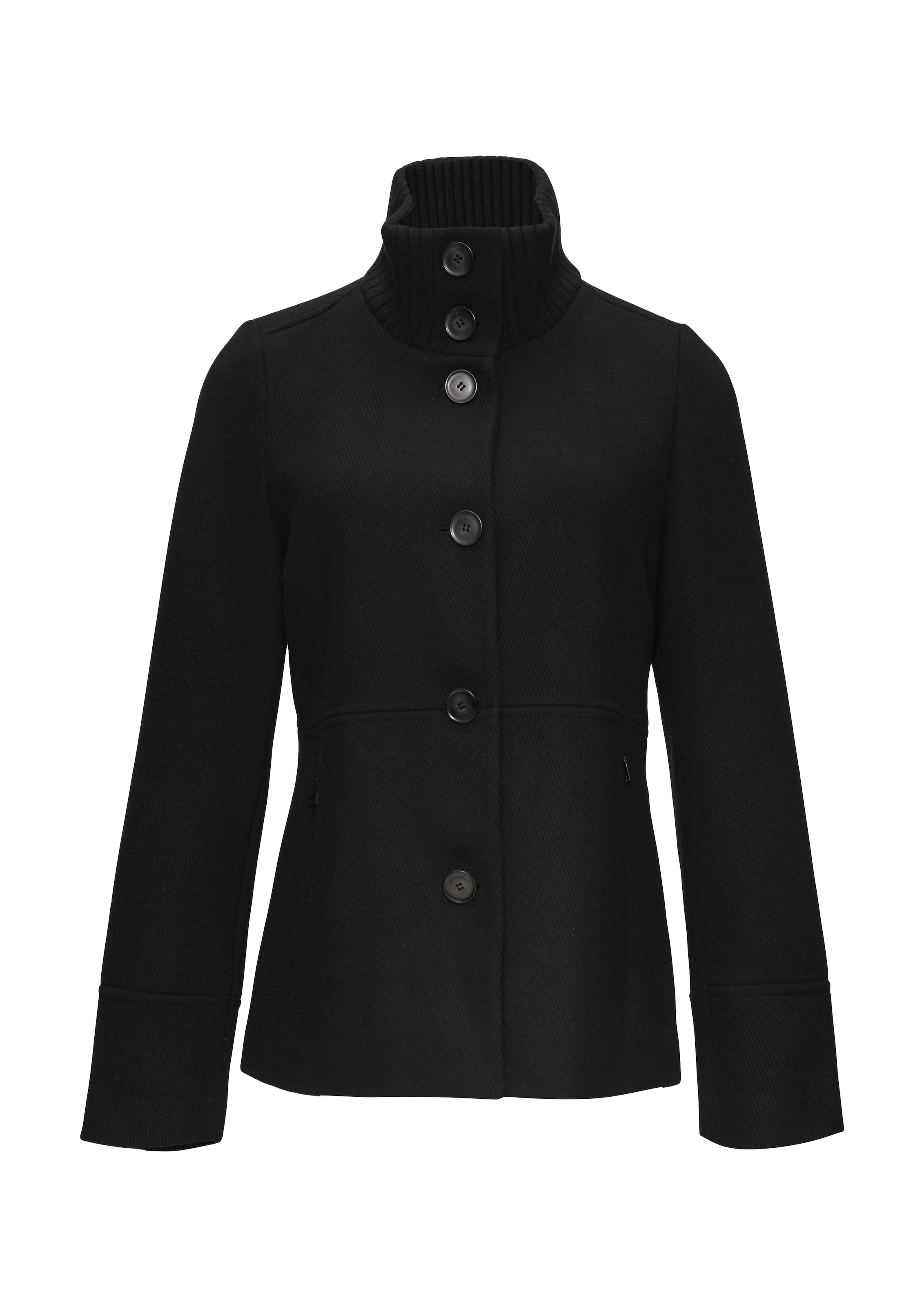 s.Oliver Демисезонная куртка в Черный: спереди