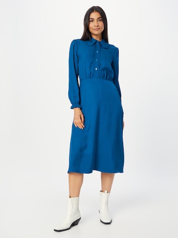 Robe-chemise Stefanel en bleu : devant