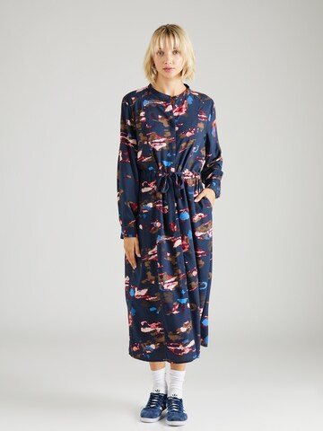 Robe-chemise 'Mikala' Soft Rebels en bleu : devant