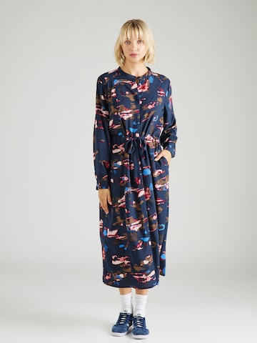 Robe-chemise 'Mikala' Soft Rebels en bleu : devant