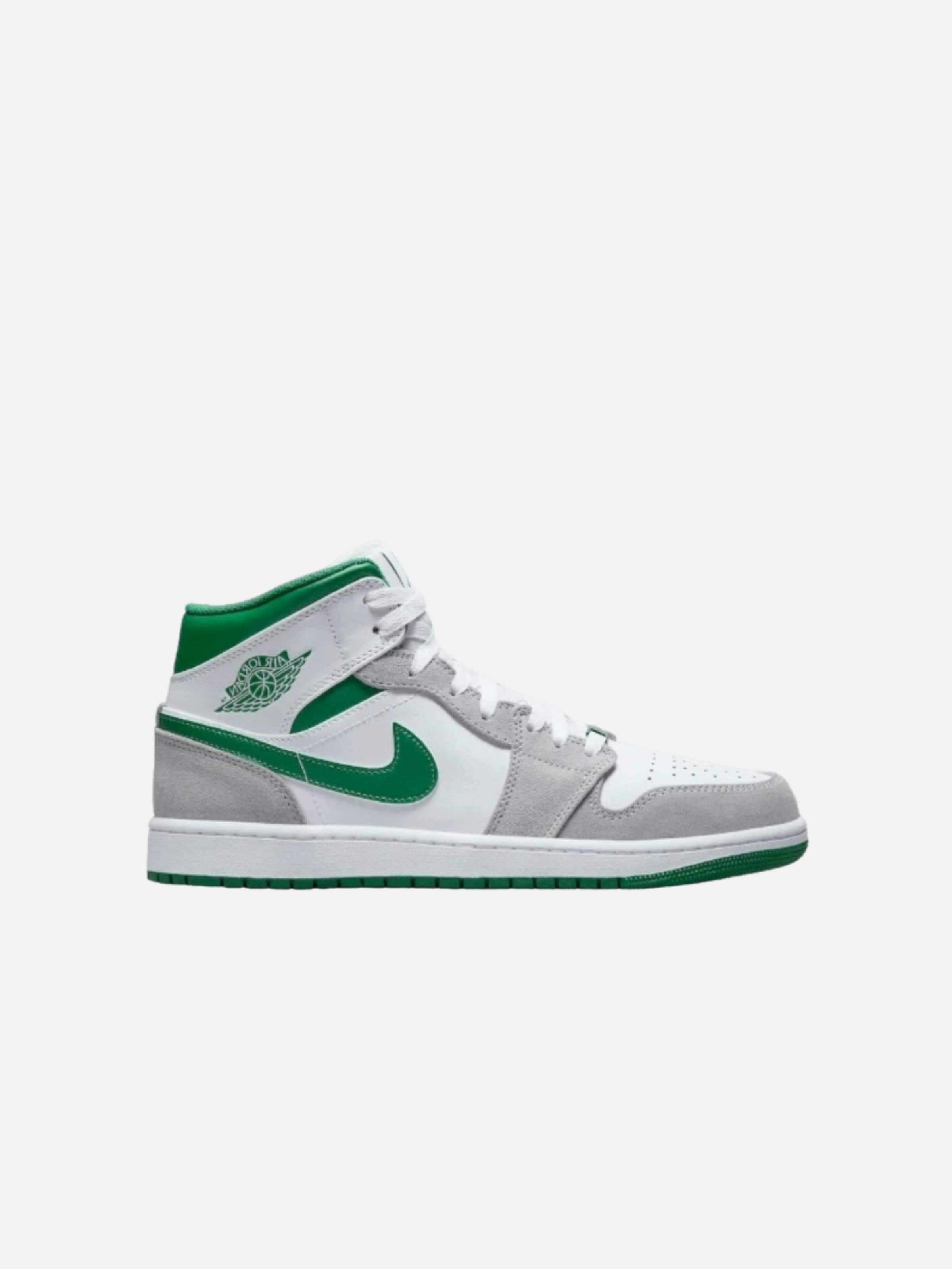 Sneaker alta 'Air Jordan 1' di Jordan in verde: frontale