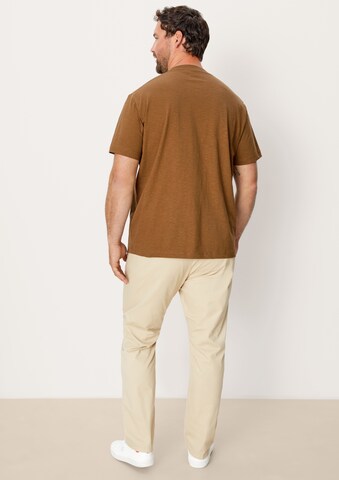 s.Oliver Men Big Sizes Shirt in Brown