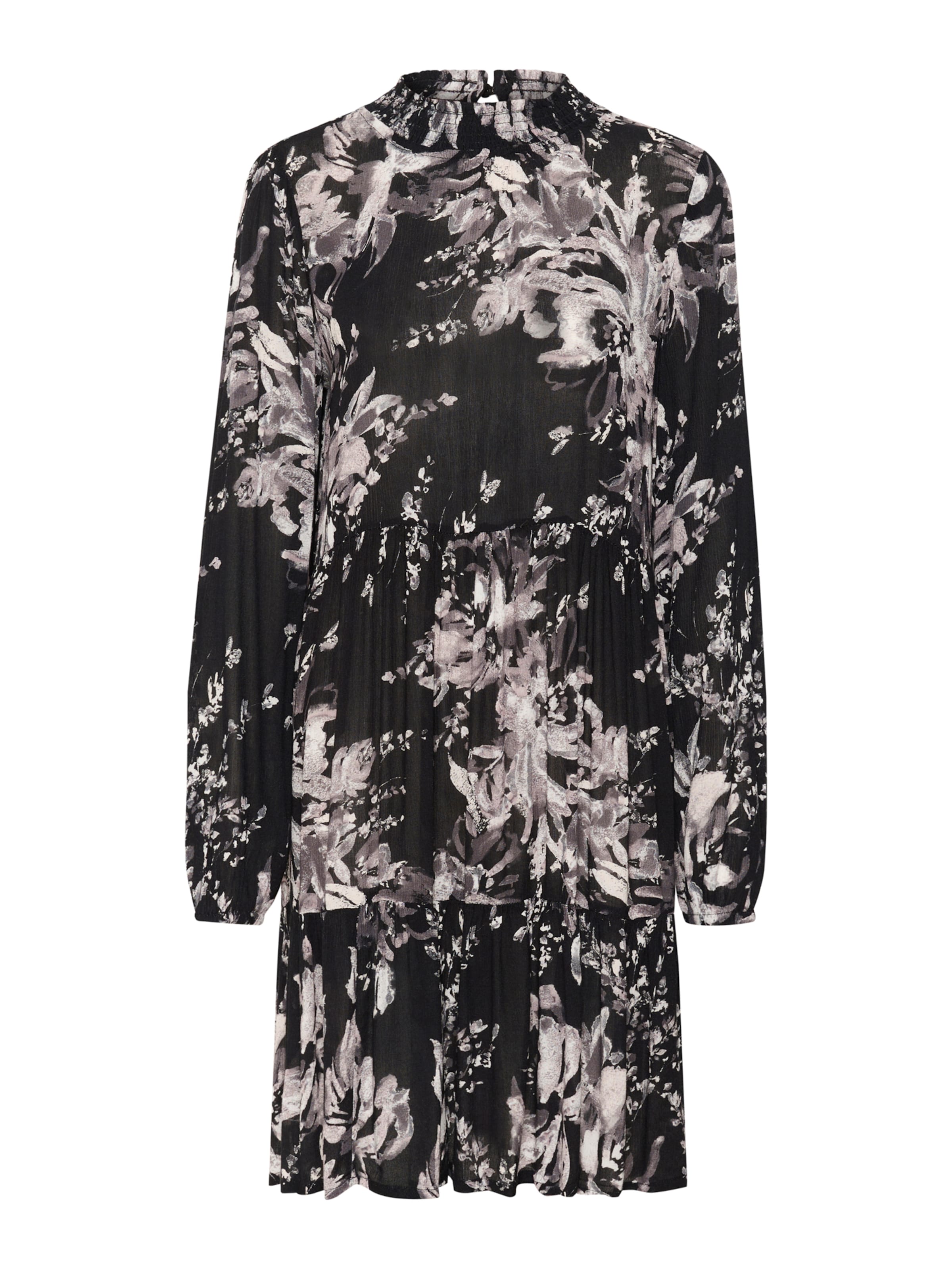 melns Kaffe Kleita 'KA Rikka': no priekšpuses