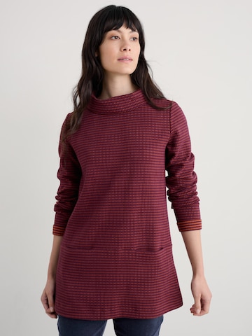 Seasalt Cornwall Sweatshirt 'Mawgan Porth' in Rood: voorkant