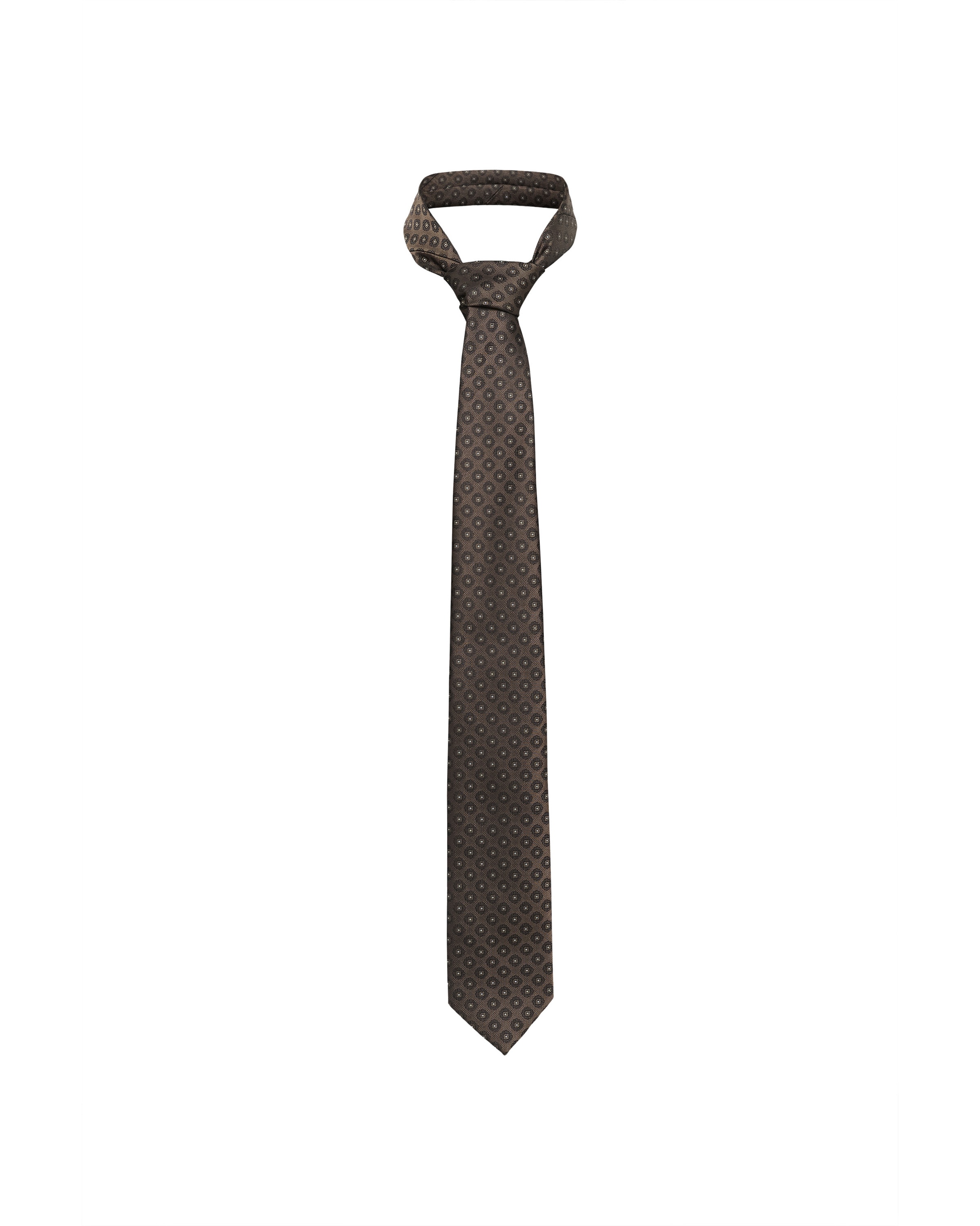 Matinique Cravate en One Size en moka / gris, Vue avec produit