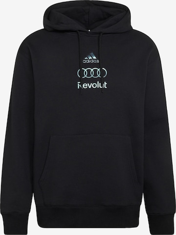 ADIDAS PERFORMANCE Sportsweatshirt 'Audi Formula One Team Teamgeist' in Schwarz: Vorderseite