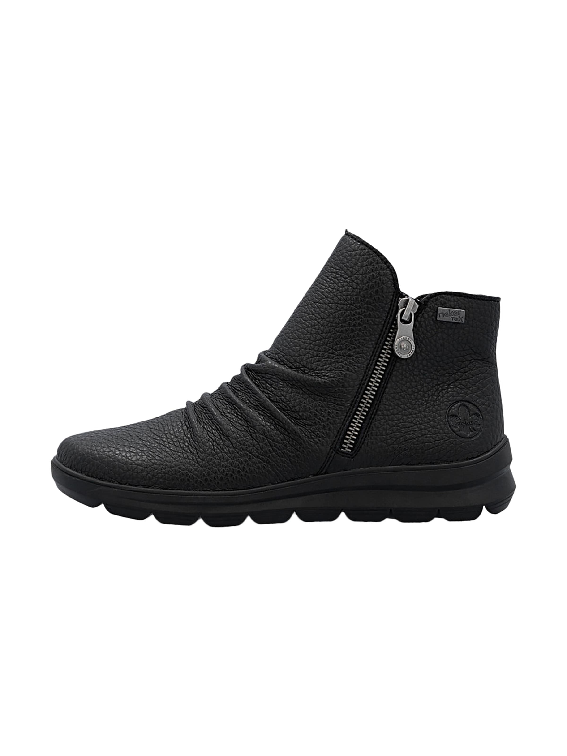 Bottines Rieker en noir : devant