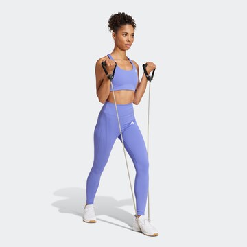 ADIDAS PERFORMANCE Korzetová Sportovní podprsenka 'PWI' – modrá