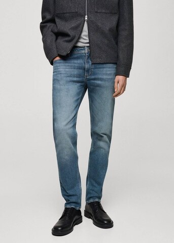 MANGO MAN Regular Jeans 'Jan' in Blau: Vorderseite