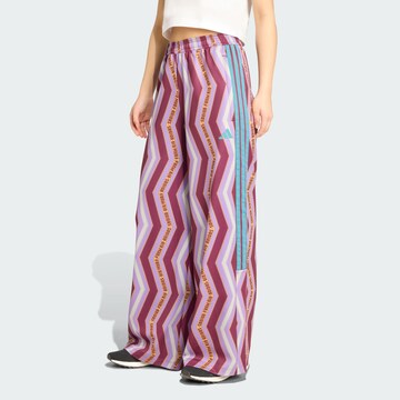 Wide Leg Pantalon de sport 'Adidas x FARM' ADIDAS SPORTSWEAR en violet : devant