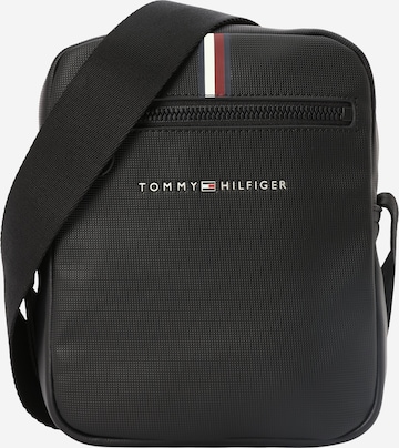 TOMMY HILFIGER Crossbody Bag 'Essential' in Black: front