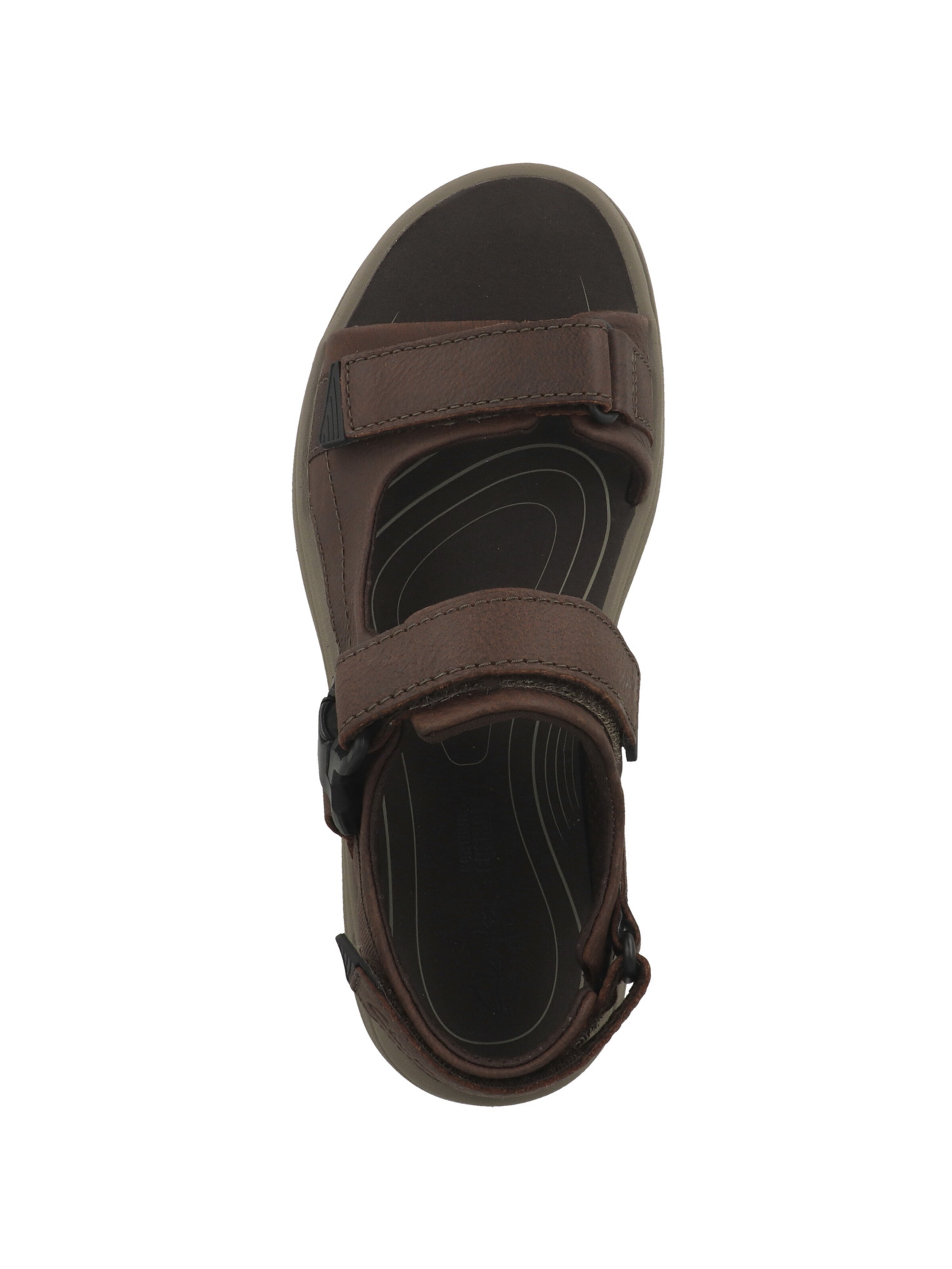 CLARKS Sandale 'Saltway Edge' in Braun