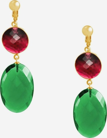 Boucles d'oreilles Gemshine en vert