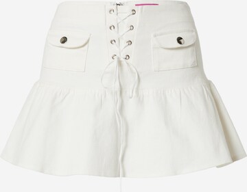 Edikted Skirt in White: front