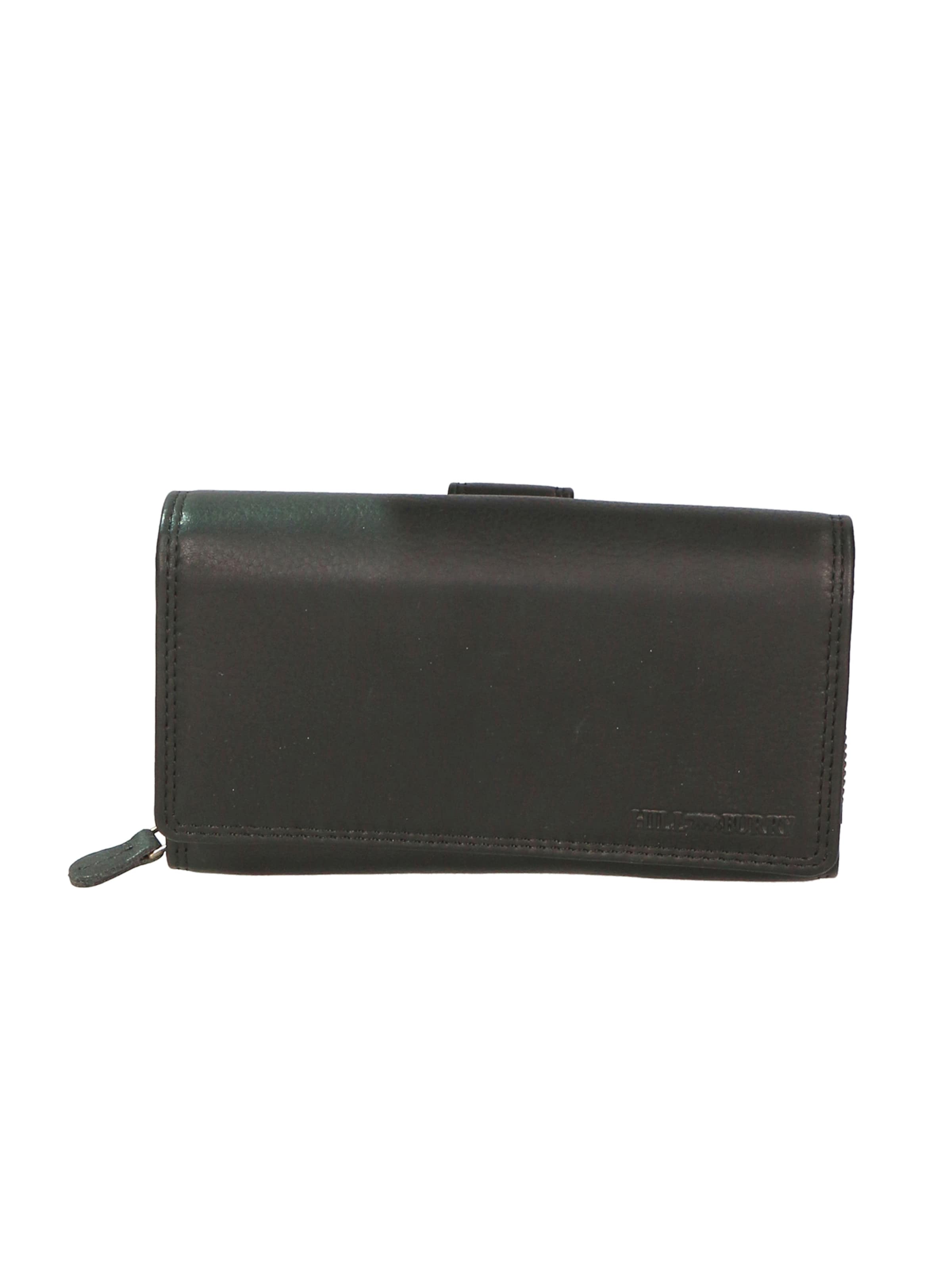 HILL BURRY Wallet in Black: front