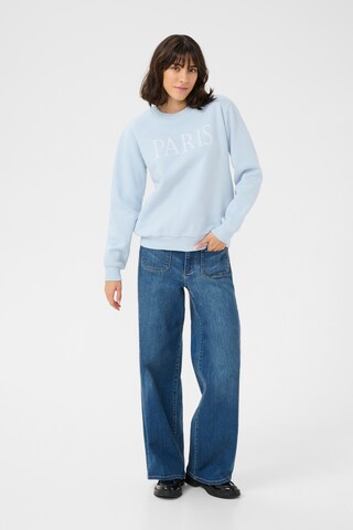 Kaffe Sweatshirt 'Anne' in Blau