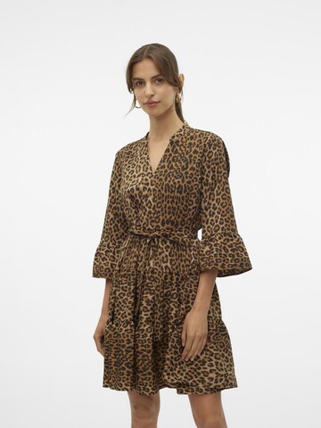 VERO MODA Blusekjole i brun: forside