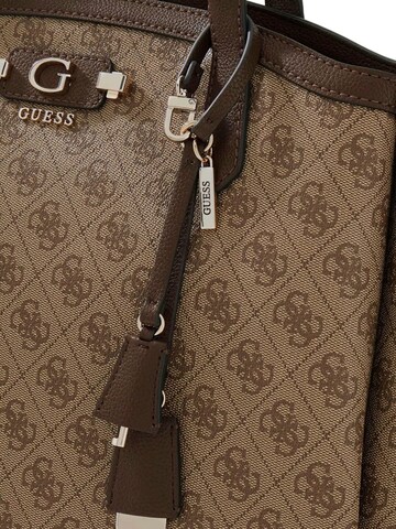 GUESS Nakupovalna torba 'Guess Cabas Lindsey Latte Logo' | bež barva
