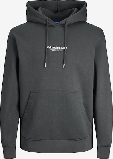 L dydžio Megztinis be užsegimo 'JORVesterbro' iš JACK & JONES, spalva – tamsiai pilka / balta, Prekių apžvalga