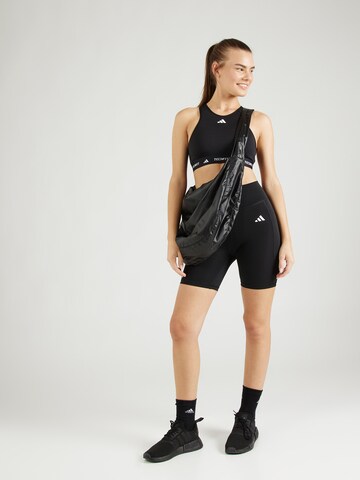 ADIDAS PERFORMANCE High neck Sports bra in Black