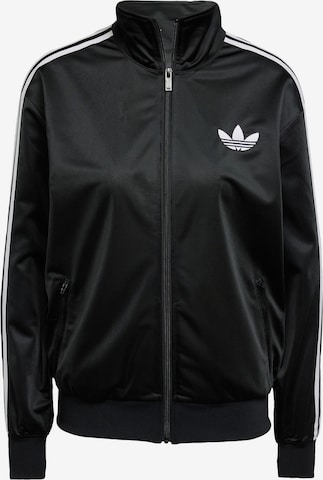 ADIDAS ORIGINALS Кофта на молнии 'Adicolor Classic Firebird' в Черный: спереди