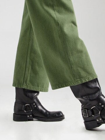 Brava Fabrics Wide leg Jeans in Green