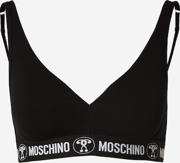 Moschino Underwear Korzetová Podprsenka 'Reggiseno' – černá: přední strana