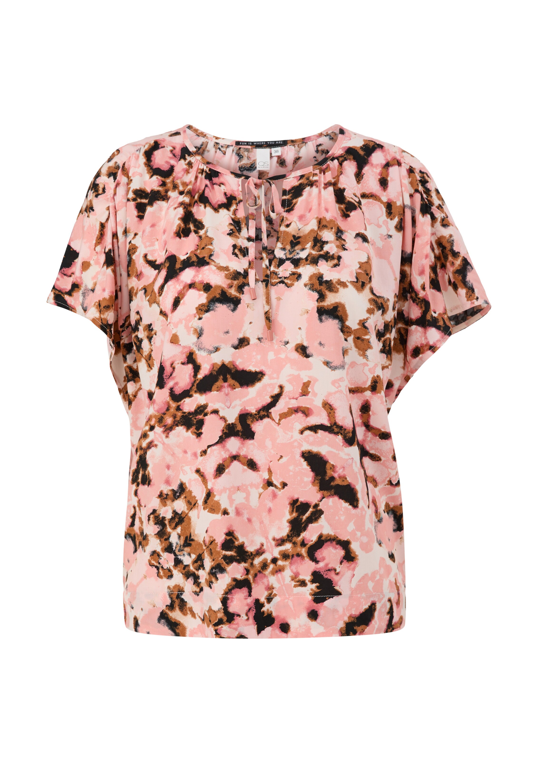 Chemisier QS en rose : devant