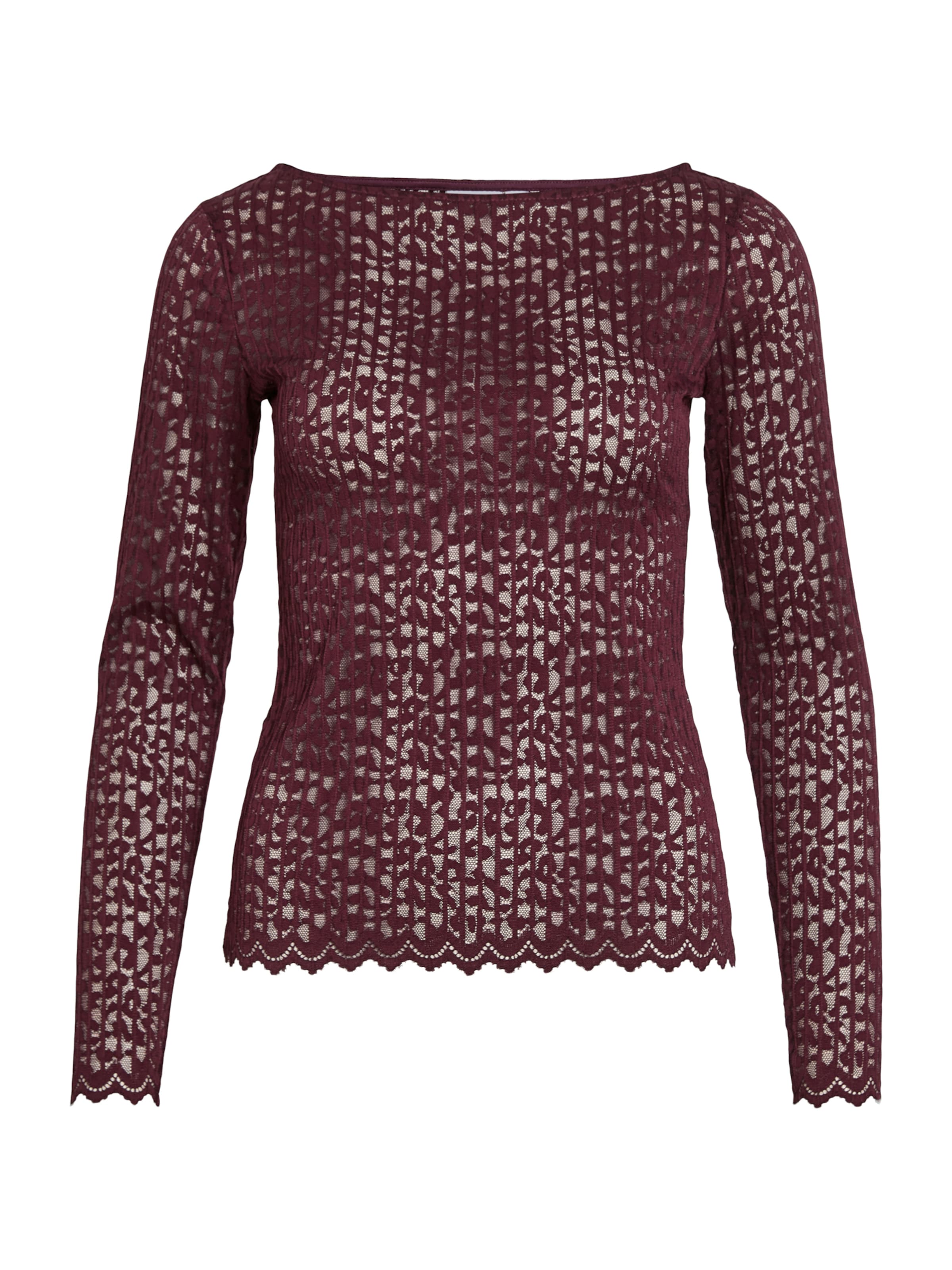 VILA Shirts 'ROMINA' i aubergine, Produktvisning